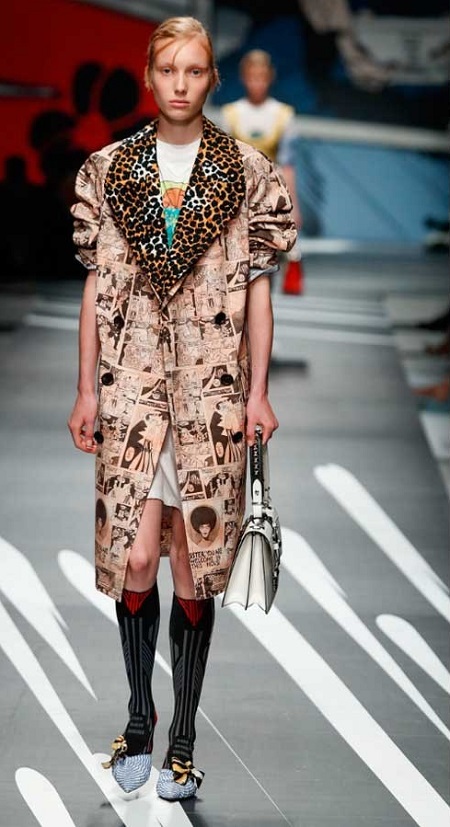 Летнее пальто от Prada
